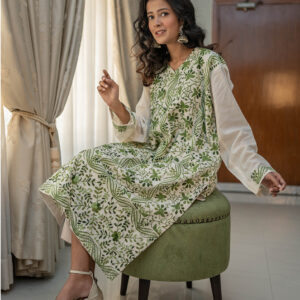 Kantha Kurta (Green)