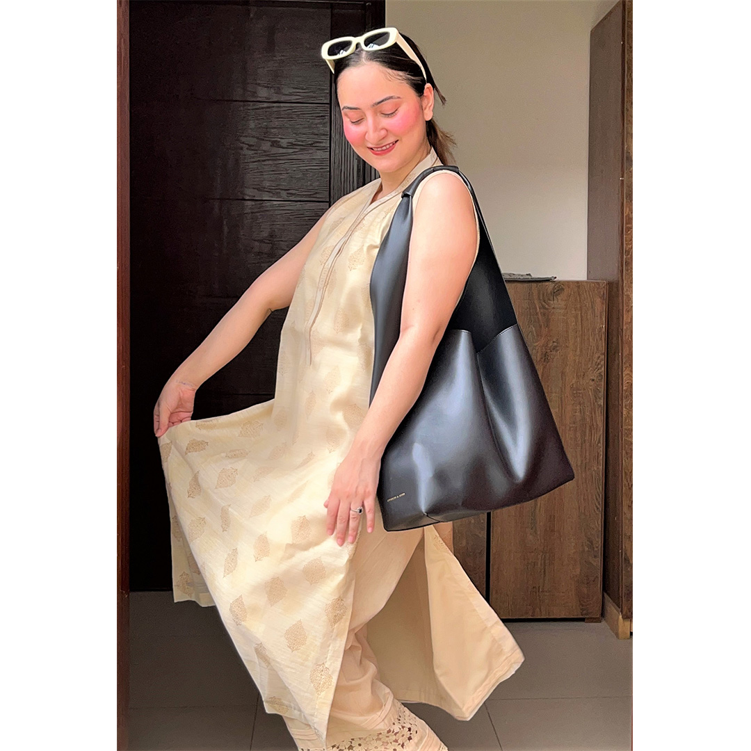 2-Piece Screen Printed Suit (Beige) - Image 2