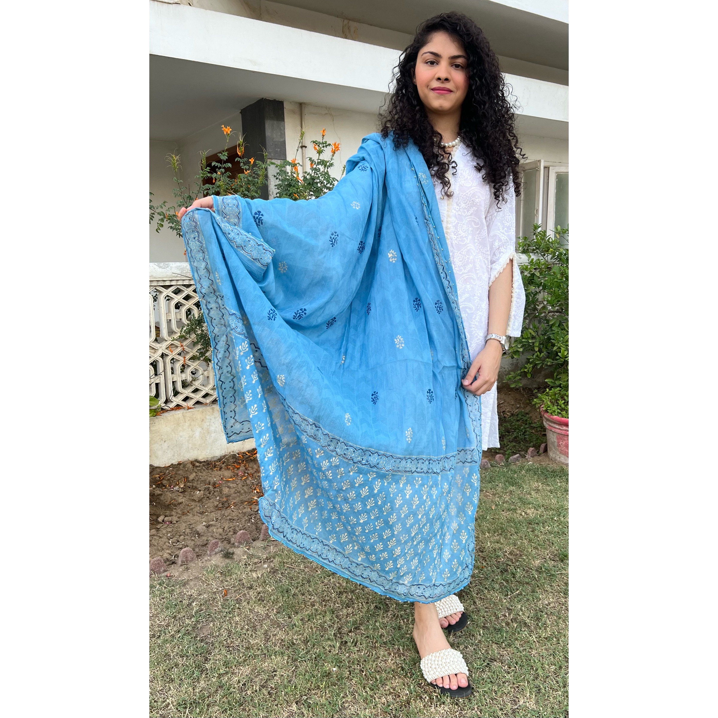 Block Print Dupatta
