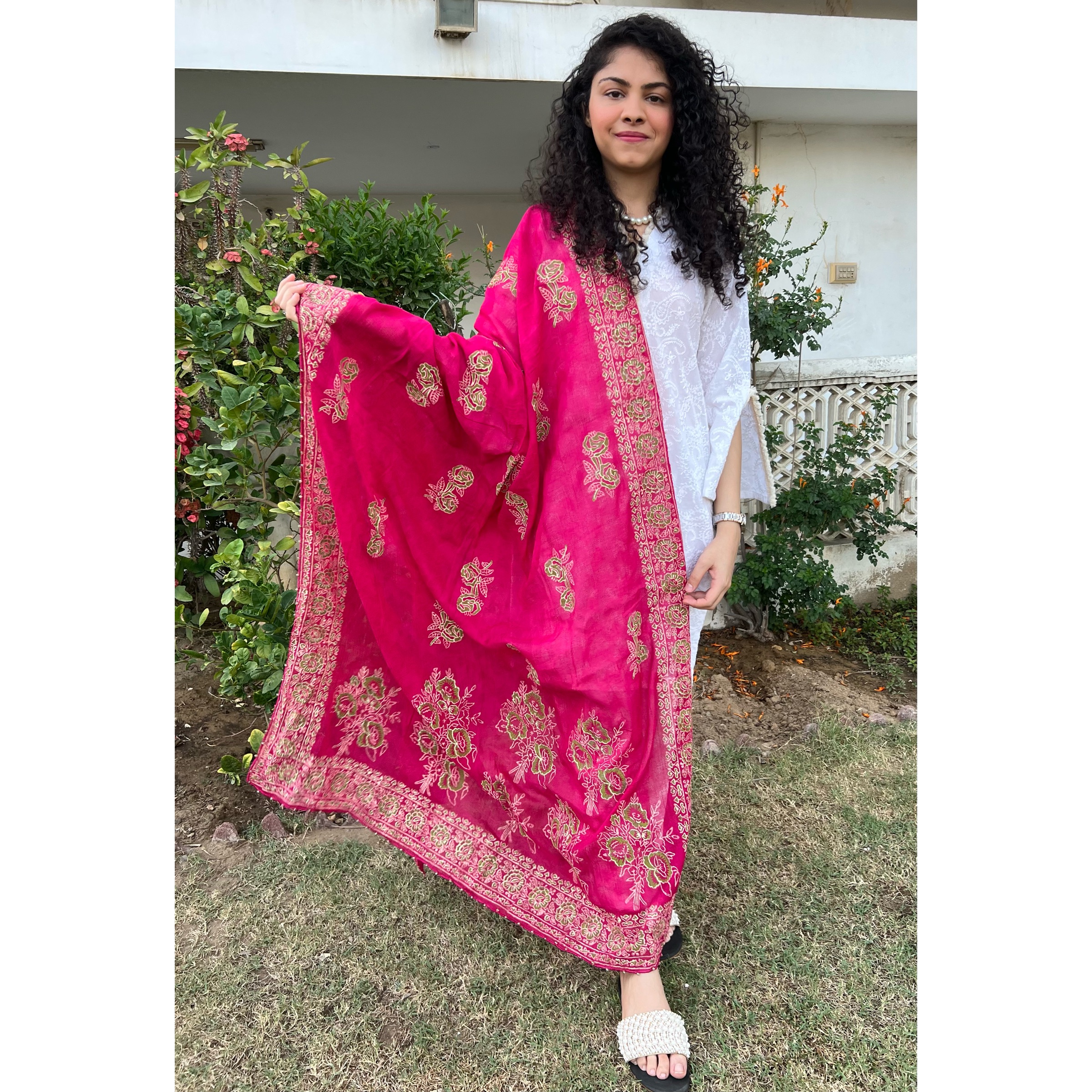 Block Print Dupatta