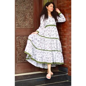 Floral Print Maxi Dress
