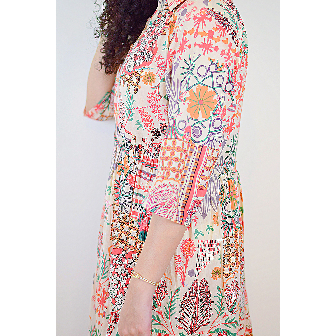 Floral Maxi Dress - Image 4